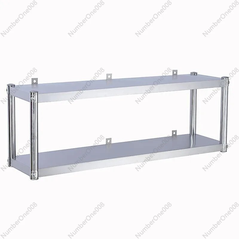 Wall Shelf Commercial Kitchen - Wandplank van roestvrij staal, 3-laags, commerciële