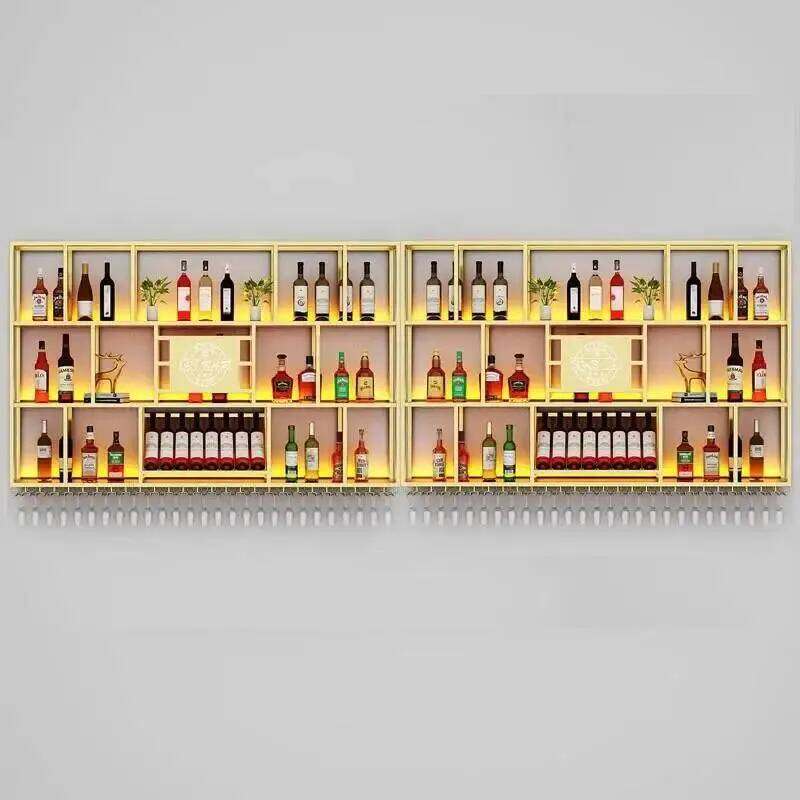 Wall Shelf Commercial Kitchen - Keuken Gemonteerde Muur Wijnkasten Display Salon