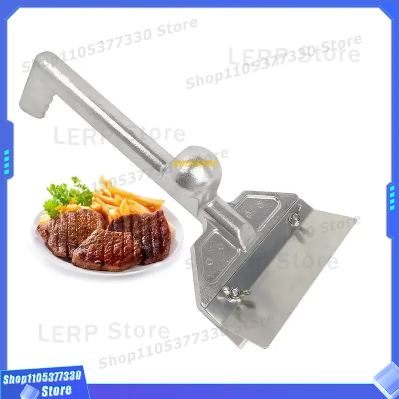 Commercial Kitchen Maintenance - Robuuste metalen grill-schraper met lange steel,