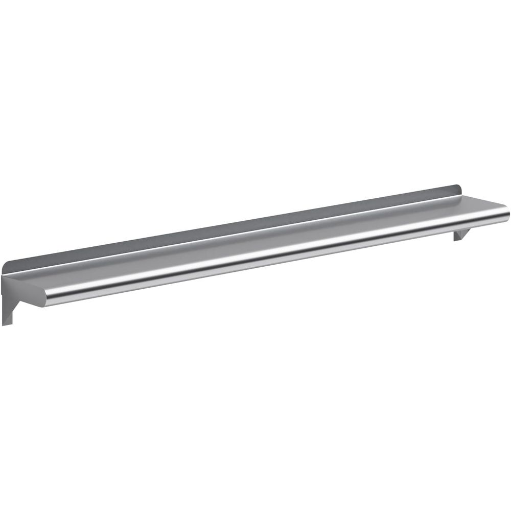 Wall Shelf Commercial Kitchen - 48 roestvrijstalen wandplanken voor garage, wasruimte,