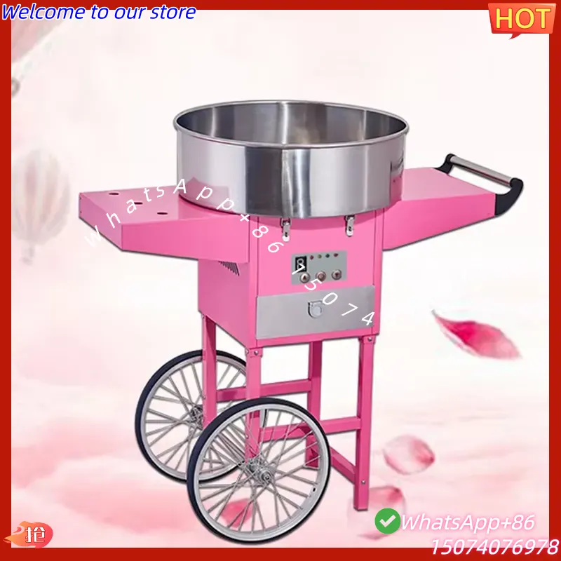 Candy Floss Machine Commercial - Commerciële elektrische automatische suikerspinmachine voor restaurantgebruik,