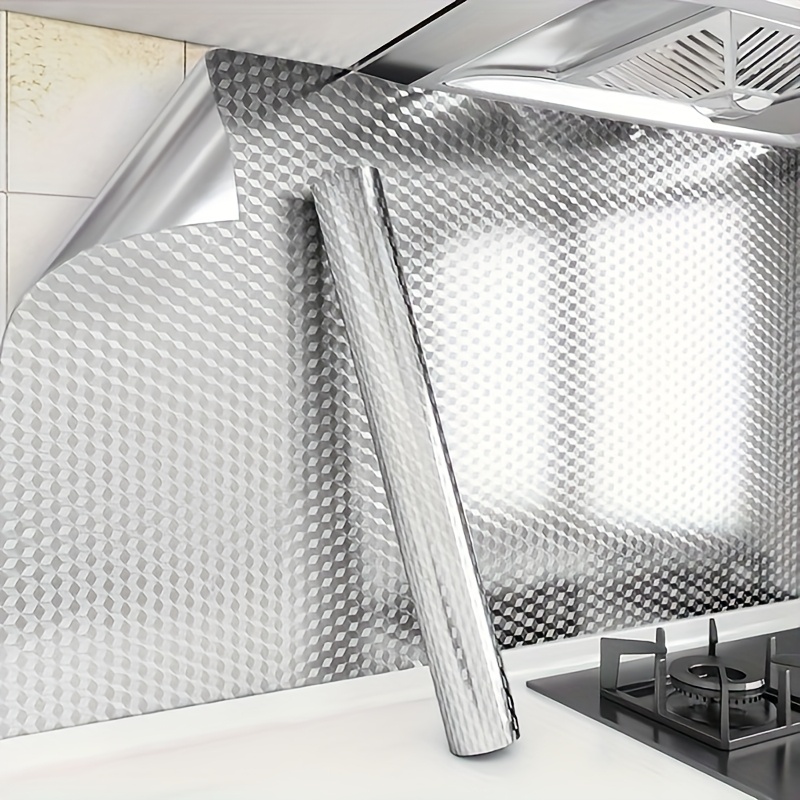 Commercial Kitchen Wall - Aluminium keukenstickers, waterdicht, oliebestendig, vuurbestendig, hittebestendig,