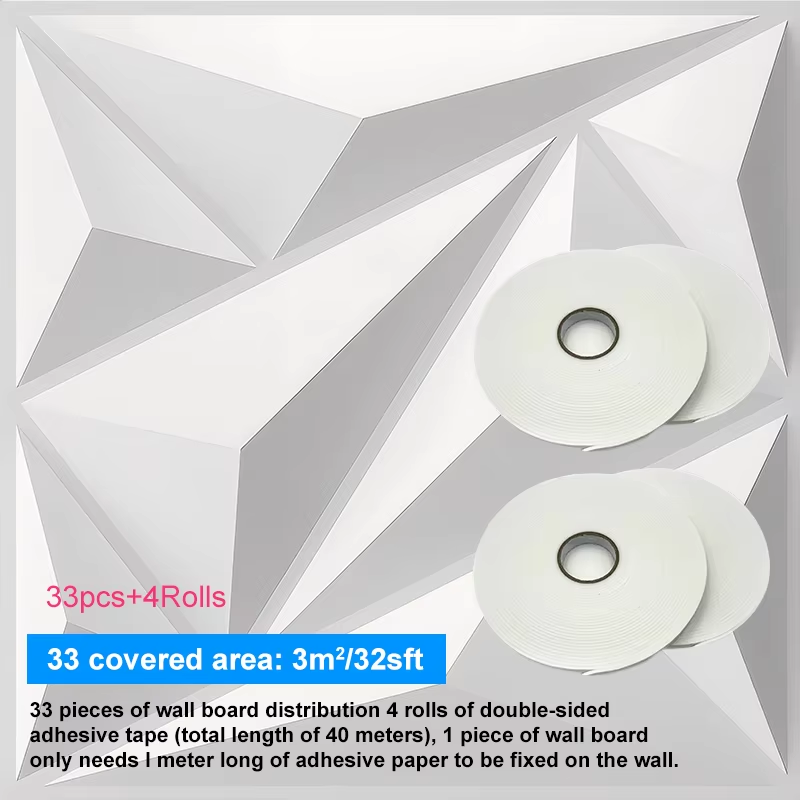 Commercial Kitchen Wall - Woonkamerbehang 3D driedimensionale muursticker 30x30cm decoratieve