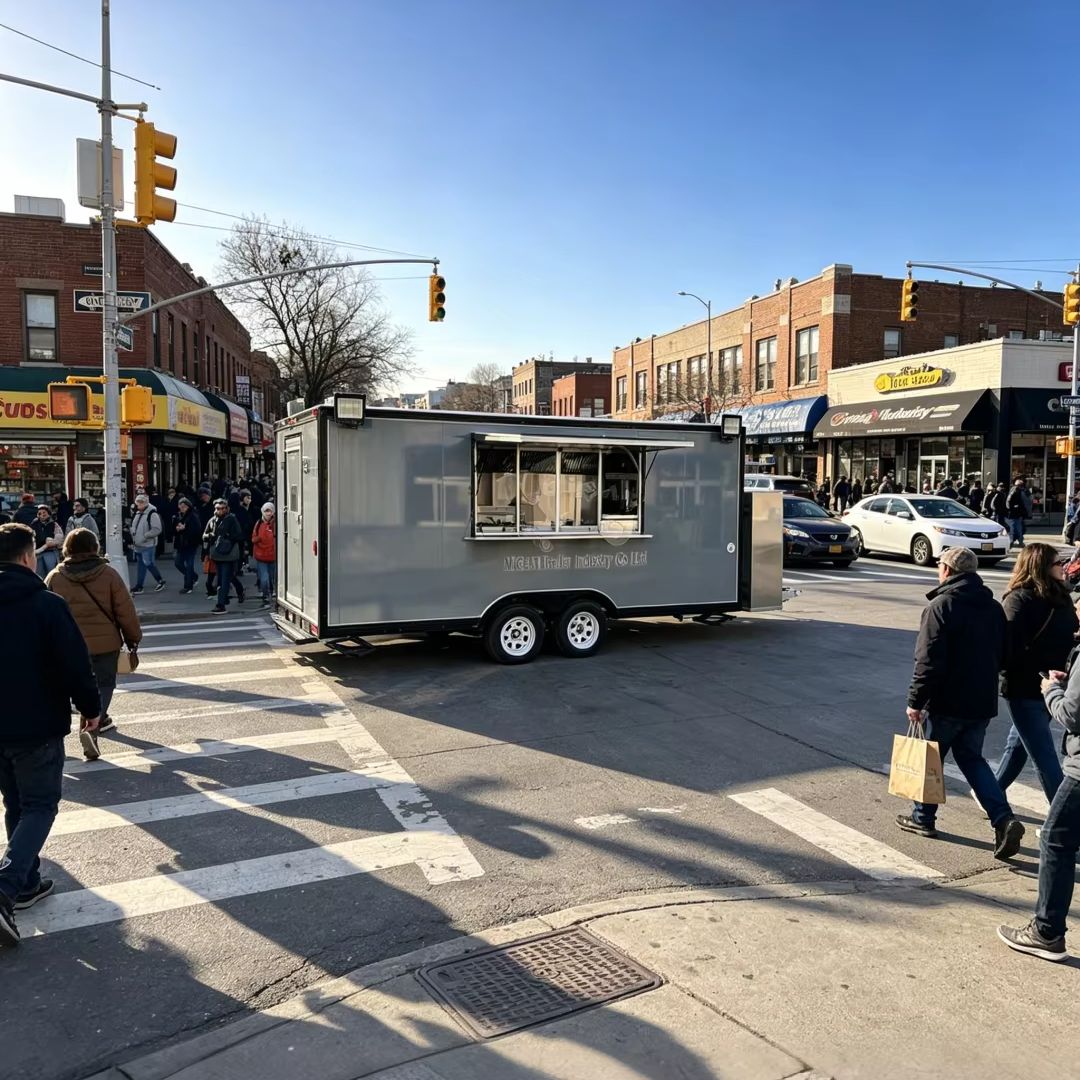 Commercial Kitchen Hoods - Commerciële keuken in een mobiele foodtruck