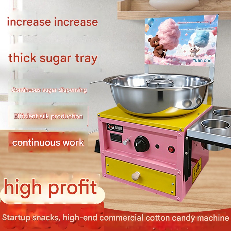 Hoge snelheid suikerspinmachin - Candy Floss Machine Commercial recensie en prijs