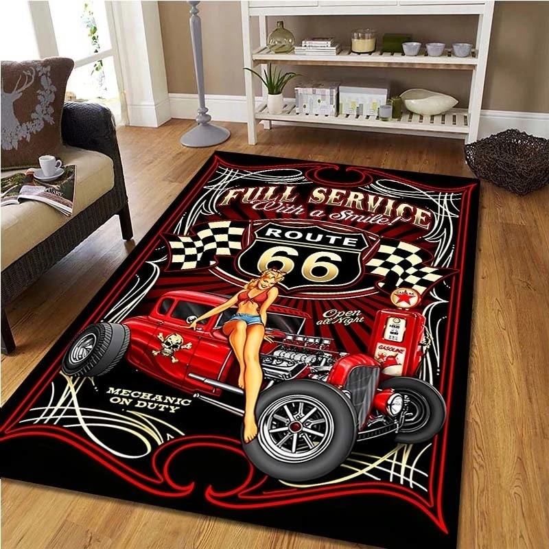 Route 66 motorfiets vintage ta - Commercial Kitchen Non Slip Flooring recensie en prijs