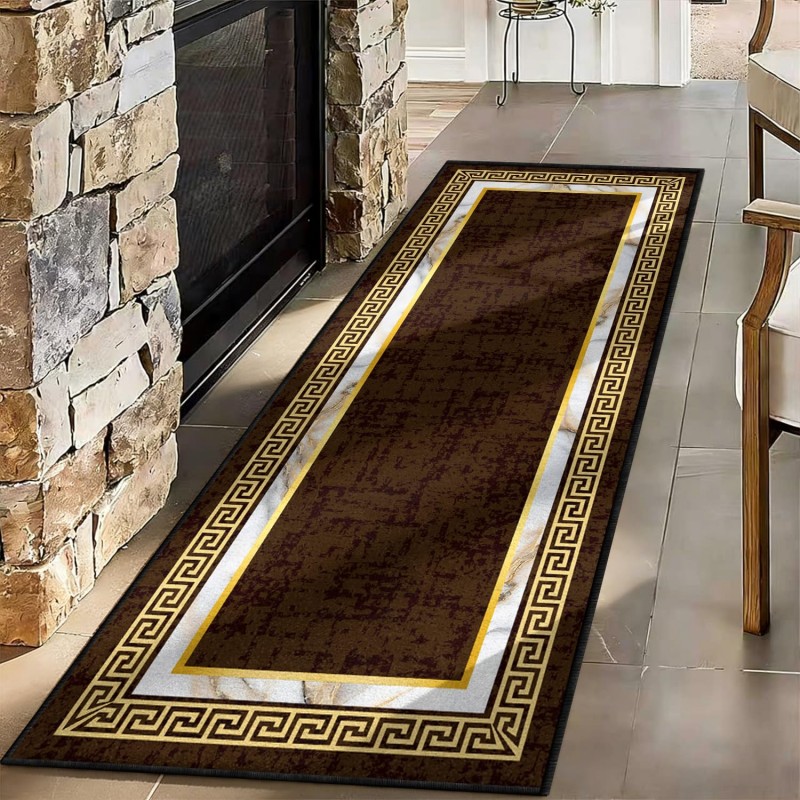 Abstract Art Runner Rug Blauw  - Commercial Kitchen Non Slip Flooring recensie en prijs