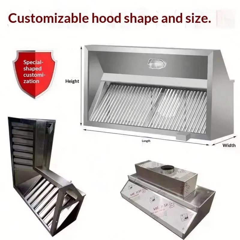 Commerciële aanpasbare wandgem - Commercial Kitchen Hoods recensie en prijs