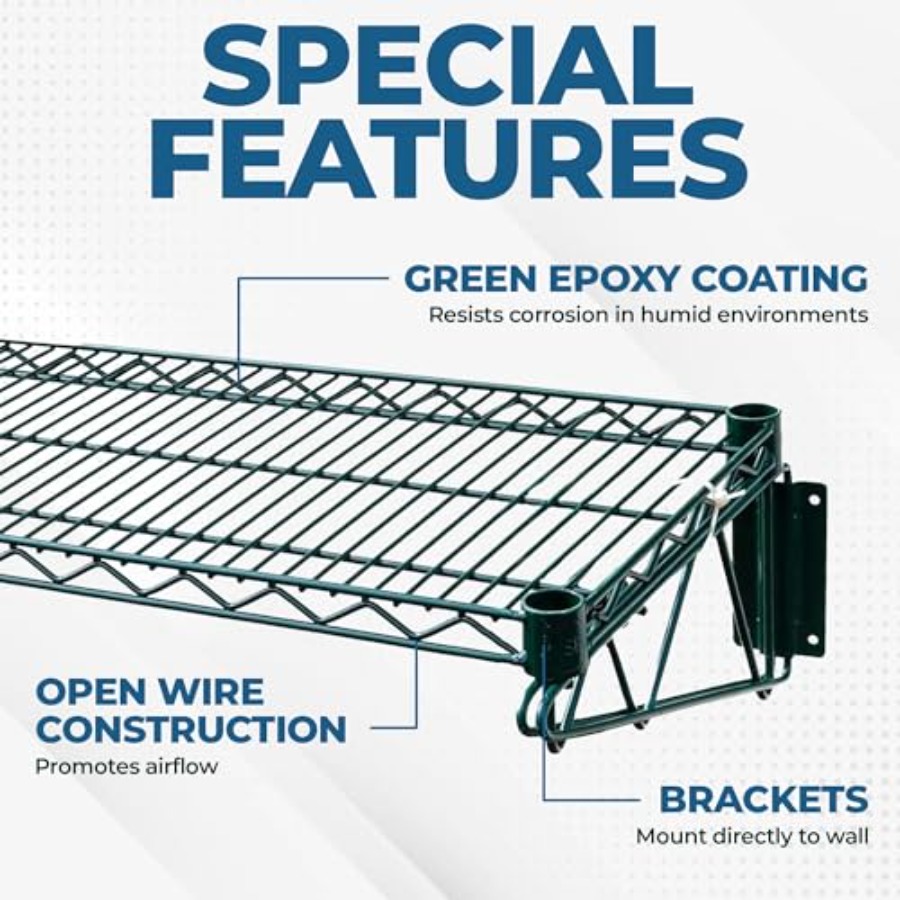 48x14 Epoxy-gecoate groene dra - Commercial Kitchen Wall recensie en prijs
