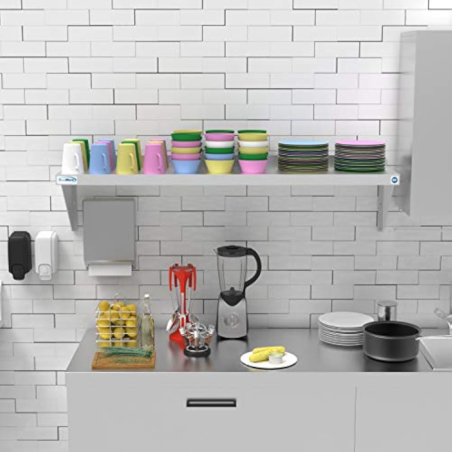 Commerciële keuken metalen wan - Wall Shelf Commercial Kitchen recensie en prijs