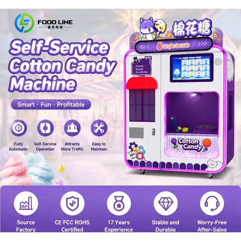Aangepaste volautomatische sli - Candy Floss Machine Commercial recensie en prijs