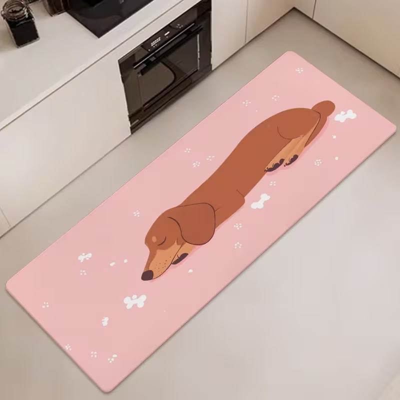 Schattige slapende teckel lang - Commercial Kitchen Non Slip Flooring recensie en prijs