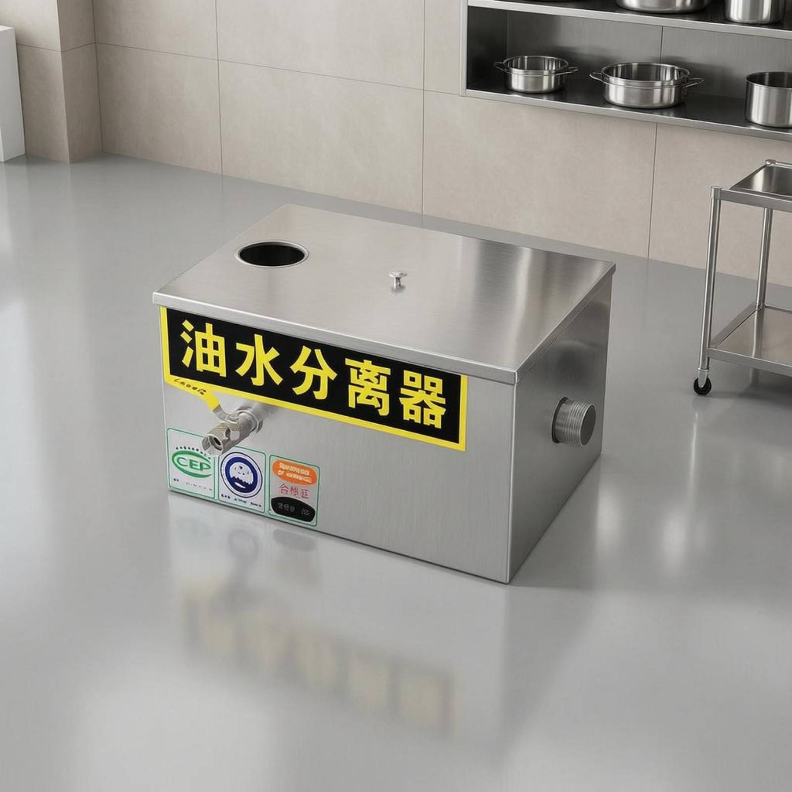 Commerciële keuken olie-watera - Commercial Kitchen Grease Interceptor recensie en prijs